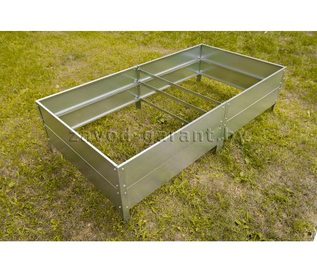 Грядка оцинкованная «Гарант-урожайная». Высота 40 см.