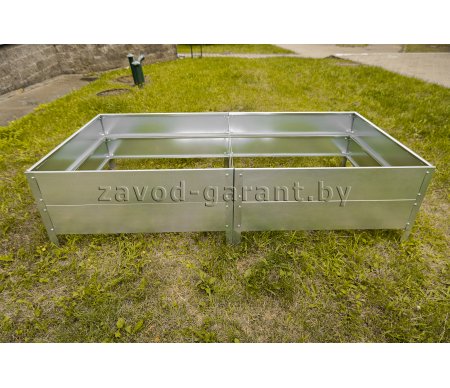 Грядка оцинкованная «Гарант-урожайная». Высота 40 см.