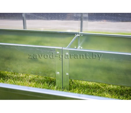 Грядка оцинкованная «Гарант-урожайная». Высота 20 см.