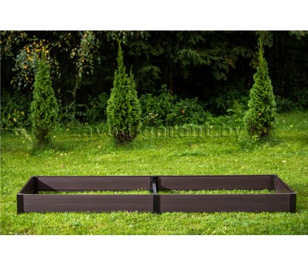 Грядка из ДПК. Высота 16,3 см.