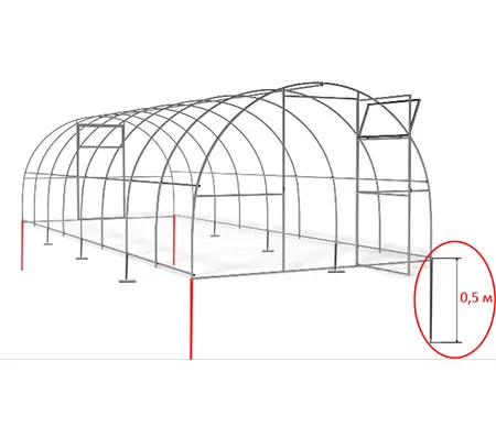 Сваи для теплиц