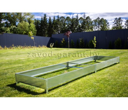 Грядка оцинкованная «Гарант-урожайная». Высота 20 см.