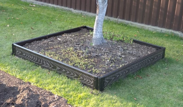 Грядка из ДПК. Высота 15 см.